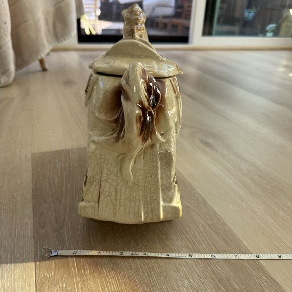 VTG 1950s Authentic McCoy Rocking Hobby Horse Cookie Jar MCM Mid-Century Collect - Picture 16 of 16